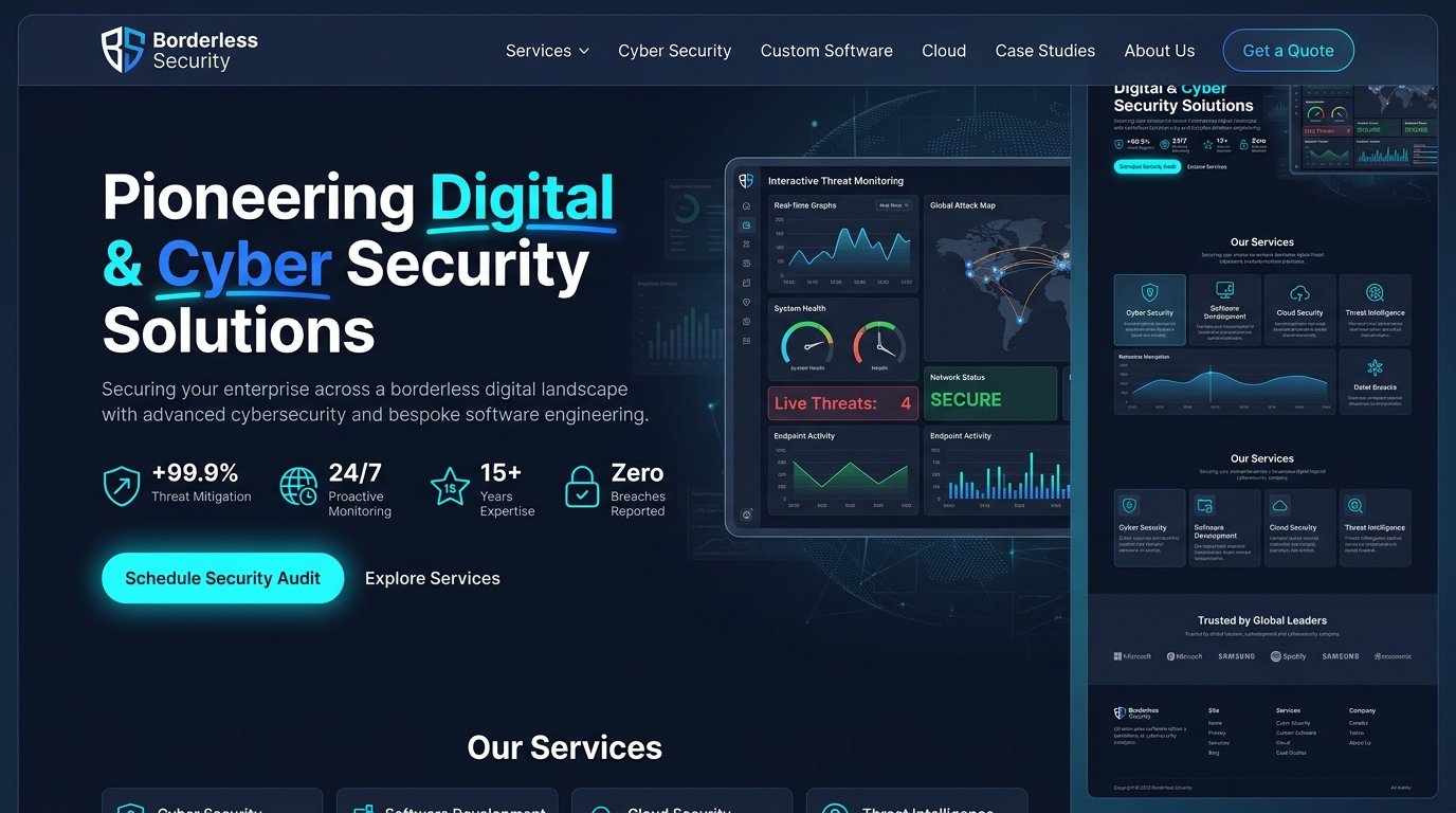 Borderless Security – Cyber Security & Enterprise Software Platform